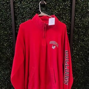 Georgia Bulldogs Red Quarter-Zip Pullover